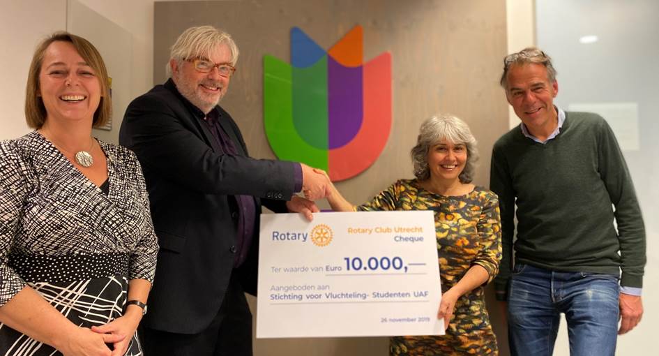 Rotary Club Utrecht zet zich in voor mentoringprogramma UAF