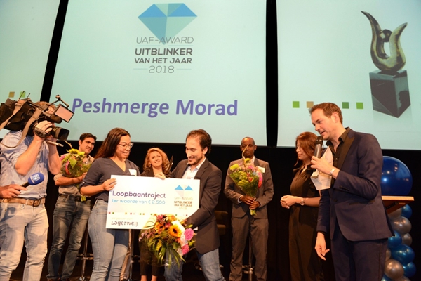 It’er Peshmerge Morad wint UAF-Award en is uitblinker van het jaar