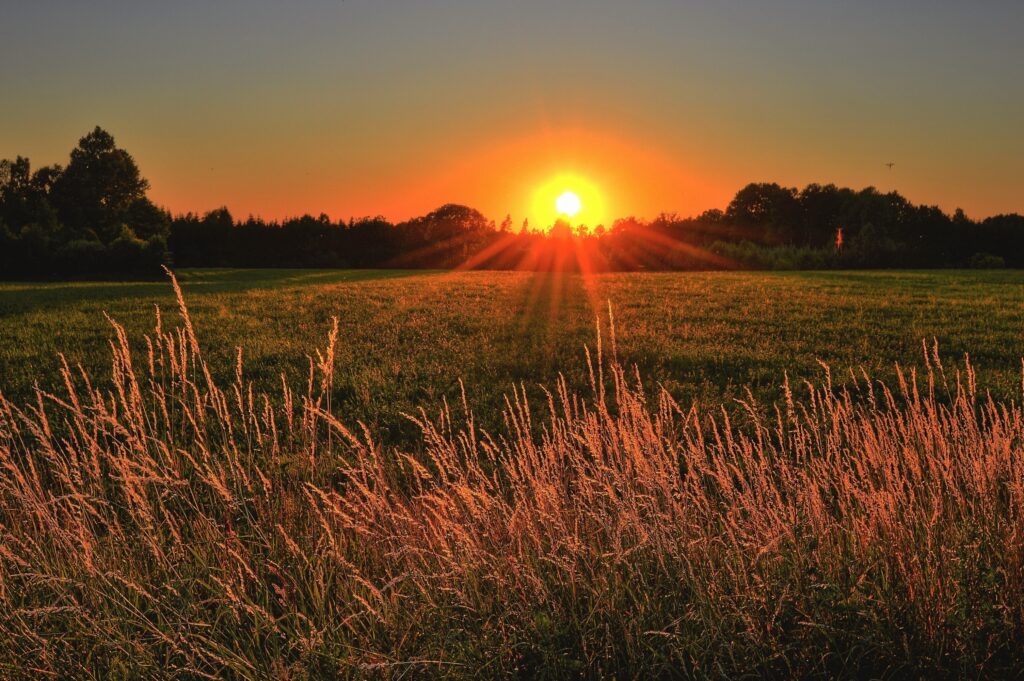 zonsondergang