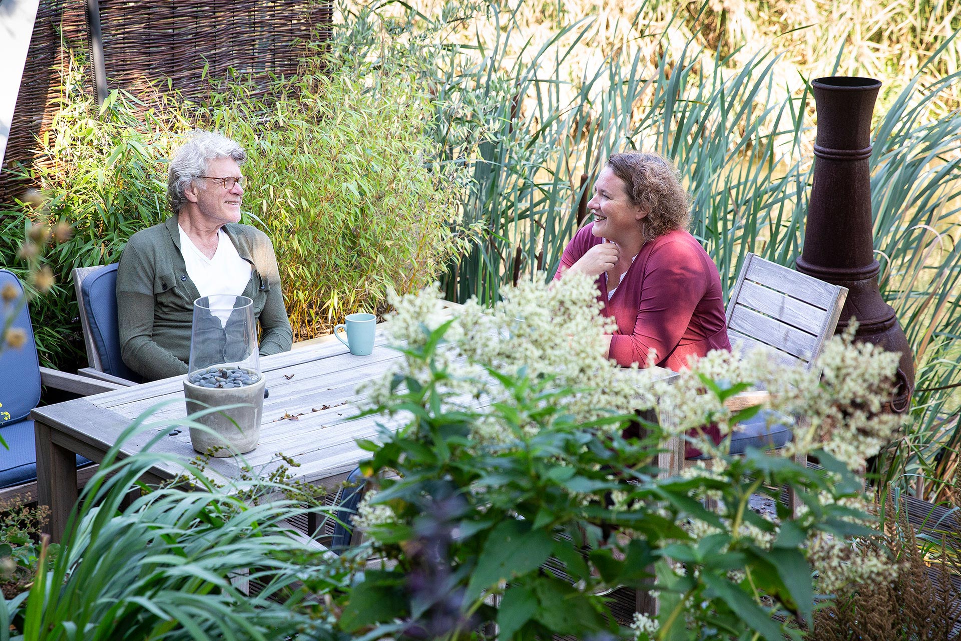 Donateur Johan Zoutberg en Nienke Maurits UAF