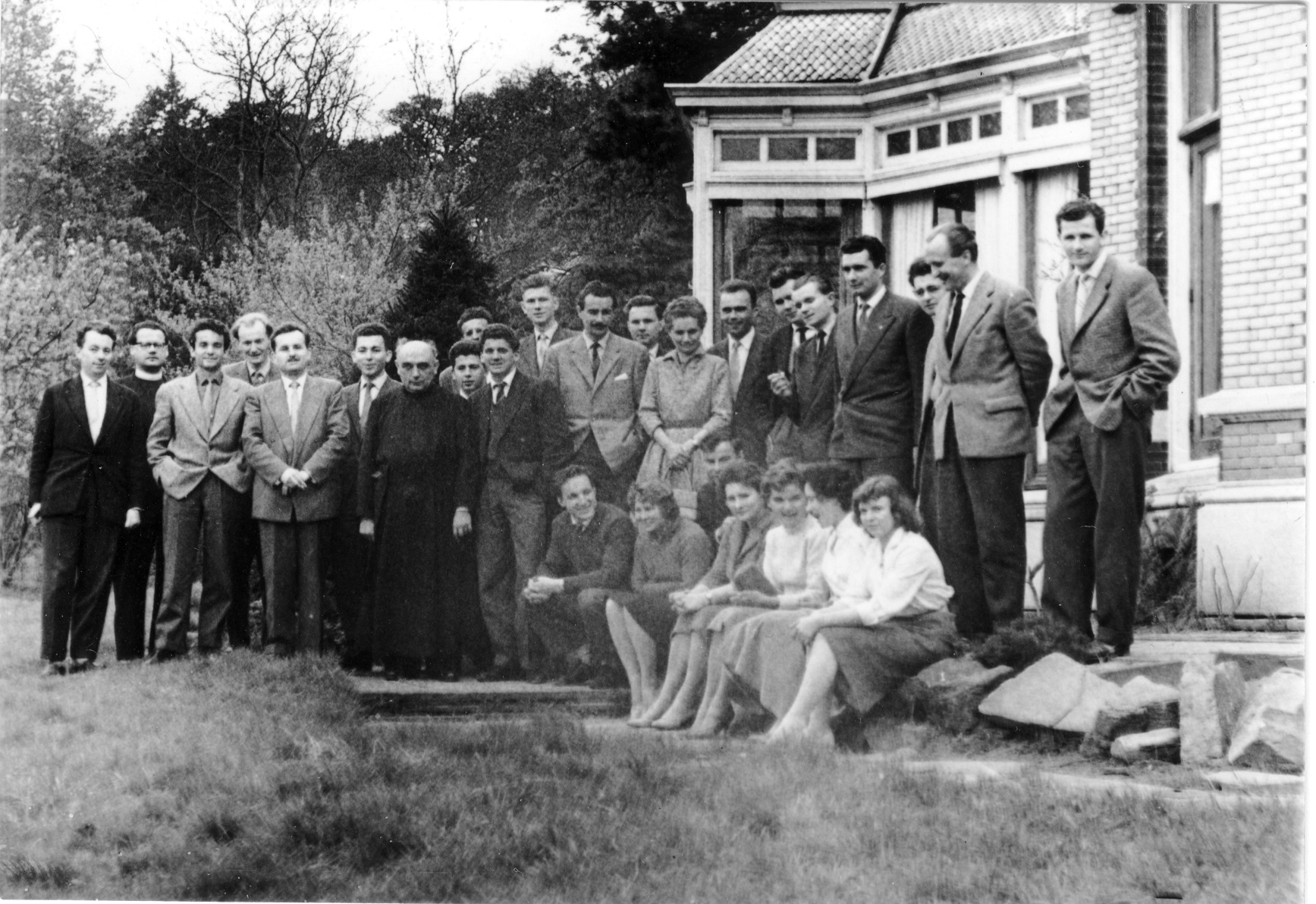 UAF_Groepsfoto studenten_Bloemendaal1959