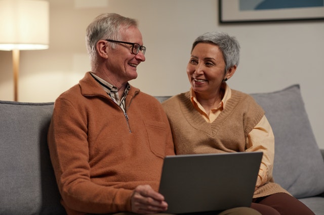 Stock Photo - elderly couple