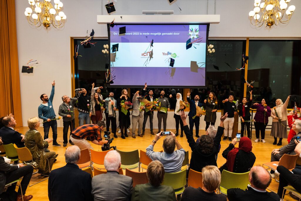 UAF Live! alle afstudeerders op het podium