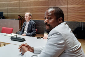 Ewing bij wetenschappers conferentie Berlijn