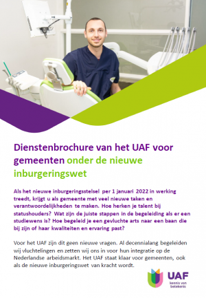 UAF dienstenbrochure voor gemeente